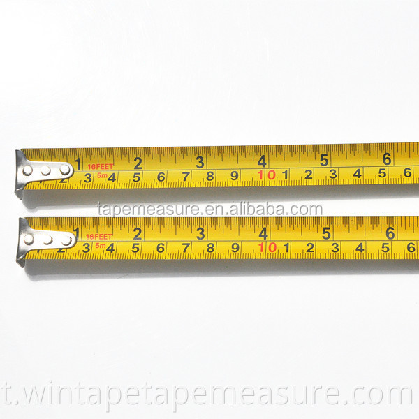 Ferramentas de carpinteiro de medição de aço de alta precisão para fita métrica de impressão offset com Seu Design